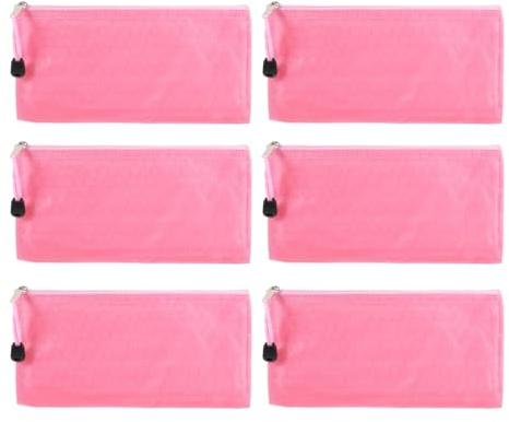 Lot de 6 Sacs de Rangement pour Articles d'hygiène - de Rangement Portable pour Serviettes hygiéniques et Petits Objets - Protection Pratique pour l'école, Le Bureau et Les