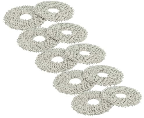 vhbw 10x compatible avec Dreame L10 Prime, Ultra Prime, Ultra aspirateur robot - Lingettes tampon