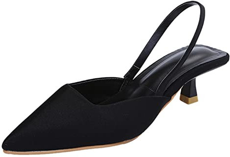 Scarpe col Tacco Donna Primavera Décolleté Sandali con Tacco Sexy Mary Jane con Tacco Alto Scarpe Decolte Sposa Stiletto Scarpe De Moda Offerta Matrimoni Slingback Scarpe da Abito