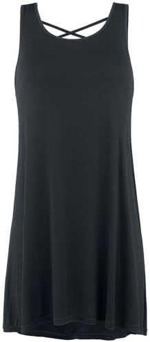 Black Premium by EMP Damen schwarzes Kleid mit Schnürung