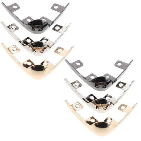 LRXIYODE 3 Paar Metall Schuhspitzenschützer für High Heels 3,6 X 2cm Fersenkappen aus Robustem Metall Schutz vor Abnutzung Geeignet für Damen Schuhe bei Hochzeiten und Partys
