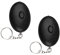 SMARTWARES 2er-Set Mini-Taschenalarm Überfallalarm SOS-Notruf Personen-Alarm 85dB, SC03SW