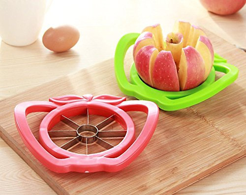 WOIWO Fruit Splitter Stainless Steel Denucleation Tool Apple Slicer
