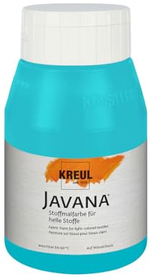 KREUL 90516 - Textilfarbe transparent türkis 500 ml Javana Tex