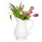 Ceramic Flower Vase - Shabby Chic Vintage Stoneware Spring Summer Wedding Anniversary Pitcher Jug Vase Gift (BR25)