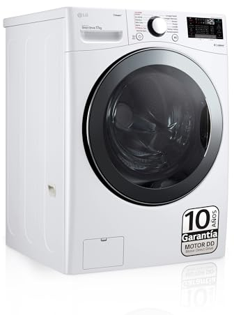 LG F1P1CY2W - Lavadora Inteligente, 17kg, 6 Motion Direct Drive, 1100rpm, Carga Frontal, TurboWash 360º, Eficiencia E, Serie 700, Blanco
