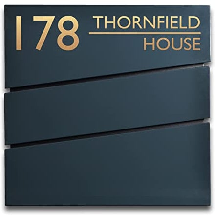 Steel Postbox Letterbox Mailbox - Personalised - The Statement - Anthracite Grey