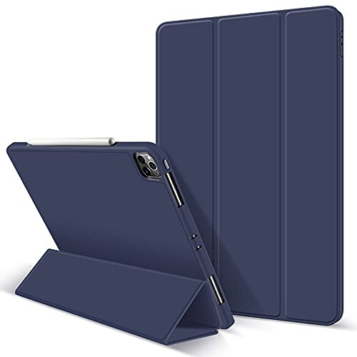 Lobwerk Schutztasche mit Pen Holder für Apple iPad Air 4 (4th Generation) Ipad Pro 11 2020 (4th Generation) 2020 Case Schutz Hülle Stand Etui Tasche Lila