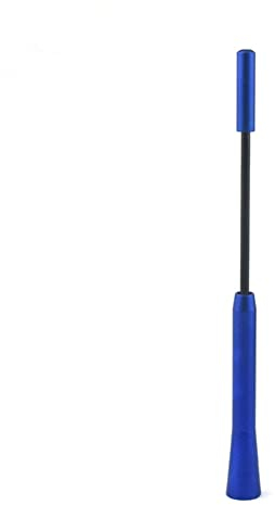 Auto Radio Antenne Aerial, Asudaro Autoantenne Aluminiumlegierung Universal Kfz Antenne 170mm Kurzstabantenne Signalempfänger für KFZ PKW LKW Geländewagen,blau