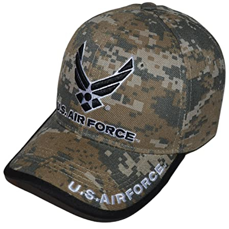 US Air Force Hat Offiziell lizenzierte Militärkappe, Unisex bestickte Camo Military Baseball Mütze, Us Air Force Mütze #2, Einheitsgre