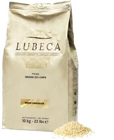 Lubeca Feine Weisse Kuvertüre 10kg Callets