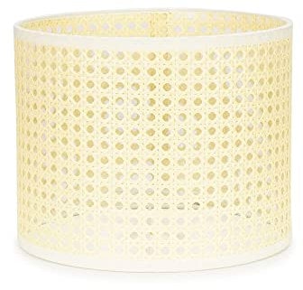 MiniSun | Small Cream Woven Rattan Ceiling Pendant/Table Light Shade | Lamp Shades, Home Décor & Improvement Essential