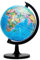 EXERZ 25cm Schülerglobus - Englische Karte - selbst zusammenbauen - Globus Bildung/geographisch/politisch