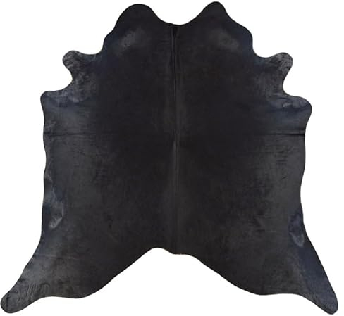 Kuhfelle Online & Nomad Premium KUHFELL ANTHRAZIT GRAU GEFÄRBT 190 x 220 cm Fell Teppich DUNKELGRAU