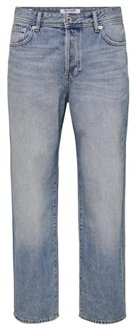 Only & Sons Herren Jeans ONSFADE Loose - Mid Waist - Relaxed Fit - Schwarz Blau, Größe:31W / 30L, Farbe:22026781 Medium Blue Denim
