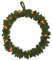 Én Gry & Sif Türkranz I Hand-Made & fair-Trade Kranz aus Filz, skandinavische Deko für Herbst Winter Weihnachten I grüner Herbstkranz mit bunten Beeren ⌀30cm