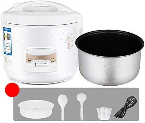 fUfIzU Rice Cooker Electric Rice Cooker with Non Stick Stainless Steel Removable Pot 2/3/4/5L Warming Function Free Measuring Mug And Scoop,3L