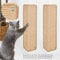 2 Pieces Cat Scratcher Mat Cat Furniture Protectors Sisal Scratching Pad Protecting Bed Sofa Scratch Mat Pad Rug 60 × 25 CM(Beige)