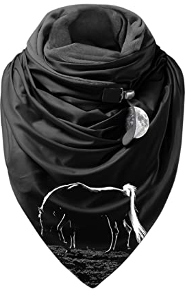 DondPO Halstuch Baumwolle, Winter Elegant Quadratisch Schal Winterschal Rot Kariert Einfarbig Trachtentücher Tücher Weiß Dicke Weich Warm Halstuch Damenschal