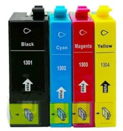 Mondo Stampa - Inkjet kompatibel für Epson T1301 T1302 T1303 T1304 für Epson Stylus SX525WD SX620FW Office B42WD Büro BX525WD Büro BX625FWD Büro BX925FWD Epson WorkForce 525 630