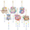Taskicraft Eule Diamond Painting Windspiel - 6 Stück Eule Diamond Painting Bastelset Für Mädchen Geschenke Schlüsselanhänger DIY 5D Diamond Painting Anhänger Kinder Geschenk Mädchen 7 8 9 10 11 Jahre