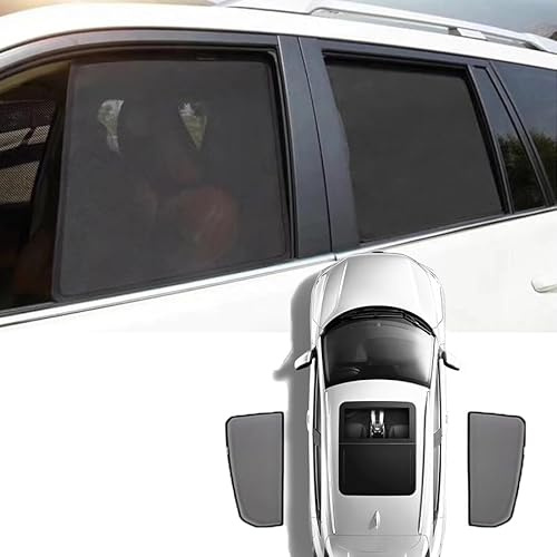 SUHNGE Parasol Magnético de Coche para B.M.W X1 F48 2015-2022, Protector Solar Lateral y Ventanas Traseras Coche, Cortinas Laterales para Ventana de Coche para Protección UV