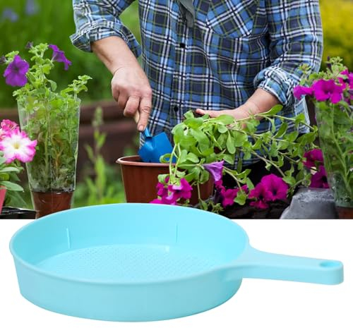 Yueser Setaccio per Terreno, Setaccio da Giardino per Terreno e Pietre Setacci da Giardino Maglia di Plastica Giardino Setaccio Giardinaggio Ffiltri da Giardino Filtro per Sabbia per Sementi Sabbia