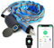 Chain Lock eLinkSmart Keyless Waterproof Bike Lock 100CM for Bicycle Scooter Motorcycle Door Fence Gate Fingerprint Bluetooth App Heavy Duty Security Blue 2024 New