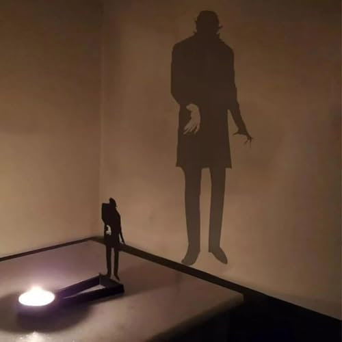 Nosferatu Portacandele Nosferatu, Portacandele Horror per Halloween, Portacandele per Halloween - Portacandele per Halloween, fantasma spettrale, decorazione per candele (1#)