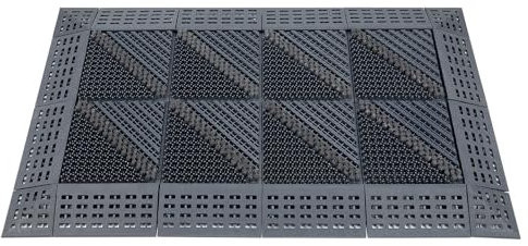 CATSH Shoe Brush Scraper - Door Scrubber Mat Outdoor Heavy Duty Boot Scraper with Brush for Home Porch Garden - - All Weather Shoes & Boots Cleaner, Removes Snow, Sand and Mud – 29.5‘’ x 17.7‘’