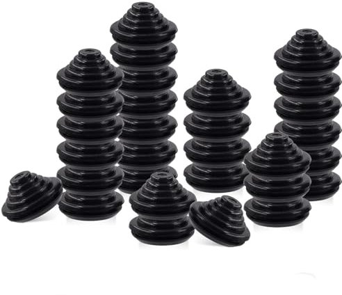 Lsydgn 60 Stück Kabeldurchführung Gummi Gummidichtungen Gummitüllen Für Kabel Tower Form Kabeldichtungen Geeignet Für Verteilerkästen, Computergehäuse, Instrumente Und Geräte, Kabel, Stecker Usw