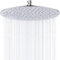Duschkopf Regendusche 8 Zoll, Rundes Regenduschkopf Ø20cm aus Edelstahl, Selbstreinigende Regendusche Brausekopf Rund, Chrom