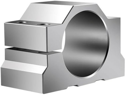 Qaautor Support de de Pince de Moteur de Broche CNC de 65 Mm, Support de de Moteur de Broche avec Vis 4 Pièces, pour la Gravure de Routeur CNC