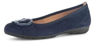 Gabor Damen Klassische Ballerinas, Frauen Flats,Ballett-Schuhe,Ballet-Flats,flach,Ausgehschuhe,Abendschuhe,Slip-ons,Pumps,Atlantik,36 EU / 3.5 UK