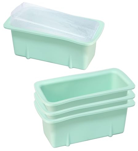 AstraGlam Große Silikon Eiswürfelform, 4er Set, Langlebige 1 Kg Eiswürfel, Perfekt Für Eisbad Und Kühle Anwendungen, Leicht Zu Entfernen, Vielseitig Einsetzbar