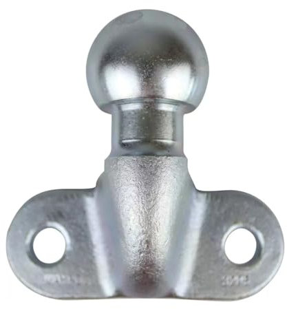HEYOUTH Sfera Gancio Traino,Sfera di attacco per rimorchio,bullone a sfera da 3.5 t Ø50 mm,per auto camion trattore (argento)
