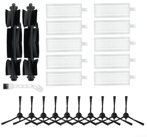 Eawfgtuw Juego de accesorios para aspiradora Tapo RV30 Max Plus RV30 Max RVV20 Max Plus RV20 Max RV10 Plus RV10 - Kit de repuesto de cepillo lateral de filtro de cepillo principal