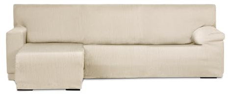 Eysa sofabezug für chaiselongue mit kurzer armlehne Linke Seite Vorderansicht roh Design Luz
