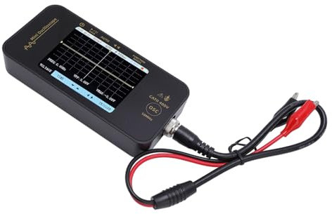 10MHz Bandwidth Handheld Digital Oscilloscope with S Sampling Rate 3.2 Inch Screen Actuator Functions Oscilloscope Automotive Multimeter Channel