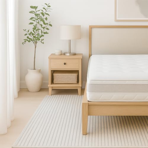 Small double mattress, mattress 120x190, memory foam mattress, H 20cm, 3D Air hypoallergenic fiber cover, anti-dust mite and antibacterial, 7 thermosensitive zones (Small double 120x190)