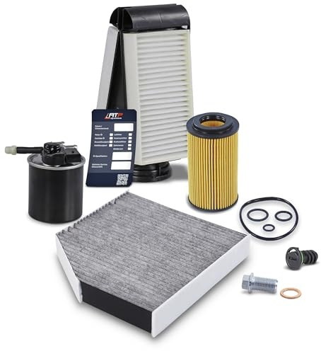 BESTPRICE ATP Inspektionspaket Set B mit 1x Ölfilter, 1x Innenraumfilter
