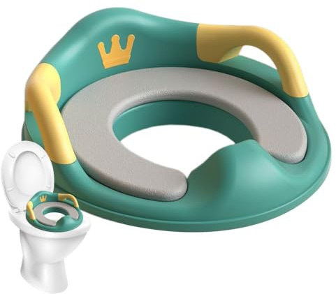 Toalettränare med halkfri matta, Halksränare med kuddar Travel Potty | Toalettränare Anti-stick avtagbar potta toalettstol Bekväm resetoalettsits för hemresor och c