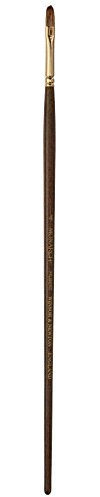 Winsor & Newton 5504004 Monarch Brush - Filbert Brush No. 4-5.8 mm, Professional Synthetic Hair Brush for Oil or Acrylic Paints