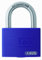 ABUS Cadenas T65AL/40 myLOCK - inscriptible individuellement - cadenas à broche - corps de serrure en aluminium massif - de sécurité ABUS 5 - violet
