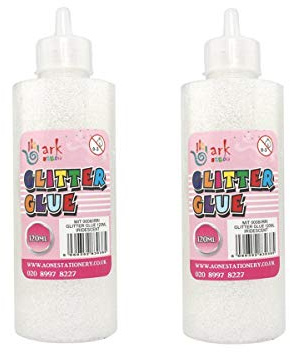 2 x Ark's Sparkling Glitter Glue - 120ml (Irridescent)