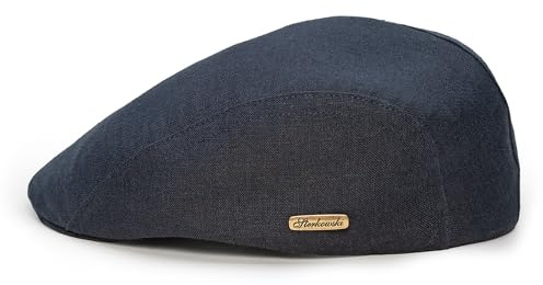 Sterkowski Gecko Schiebermütze | 100% Leinen Super Leichte Sommermütze mit Baumwoll Schweissband