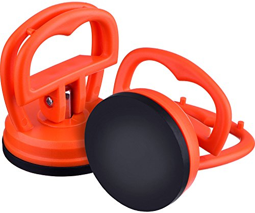 2 Stück 5,5 cm Zahn Pullers Saugnäpfe Auto Saugnäpfe Reparatur Puller Removal Tool, Orange