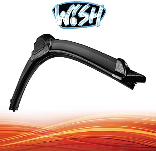 Wish® Universal Premium Front Scheibenwischer Länge: 26 650mm Wischblätter Vorne Flachbalkenwischer UP26.B1.A