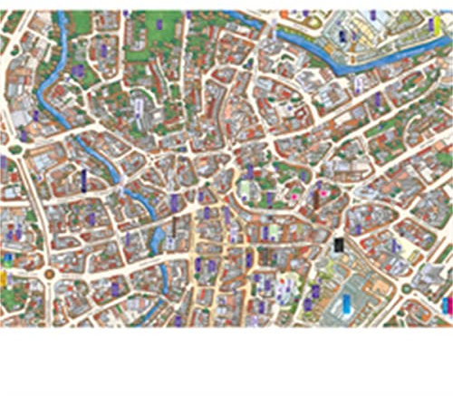 The Happy Puzzle Company - Jigraphy Cityscapes Norwich 400 Pieces - Jigsaw Puzzles for Adults 400