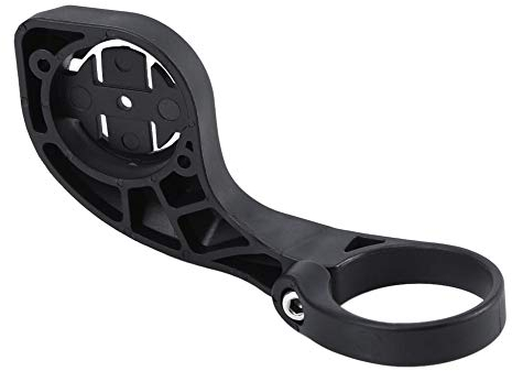 VGEBY1 Fahrradhalterung, Haltbarer Kunststoff Fahrradcomputer GPS Halterung Kompatibel Edge Fahrradcomputer Kilometerzählerhalterung (Schwarz)